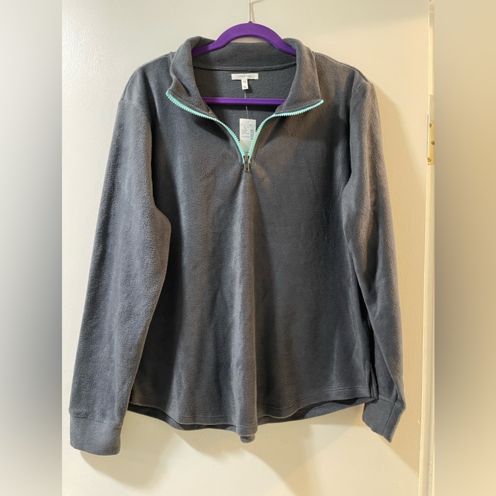 Maurice’s Grey Fleece 3/4 Zip